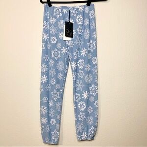 Chaser girl snowflake jogger bluebell sweatpant 14